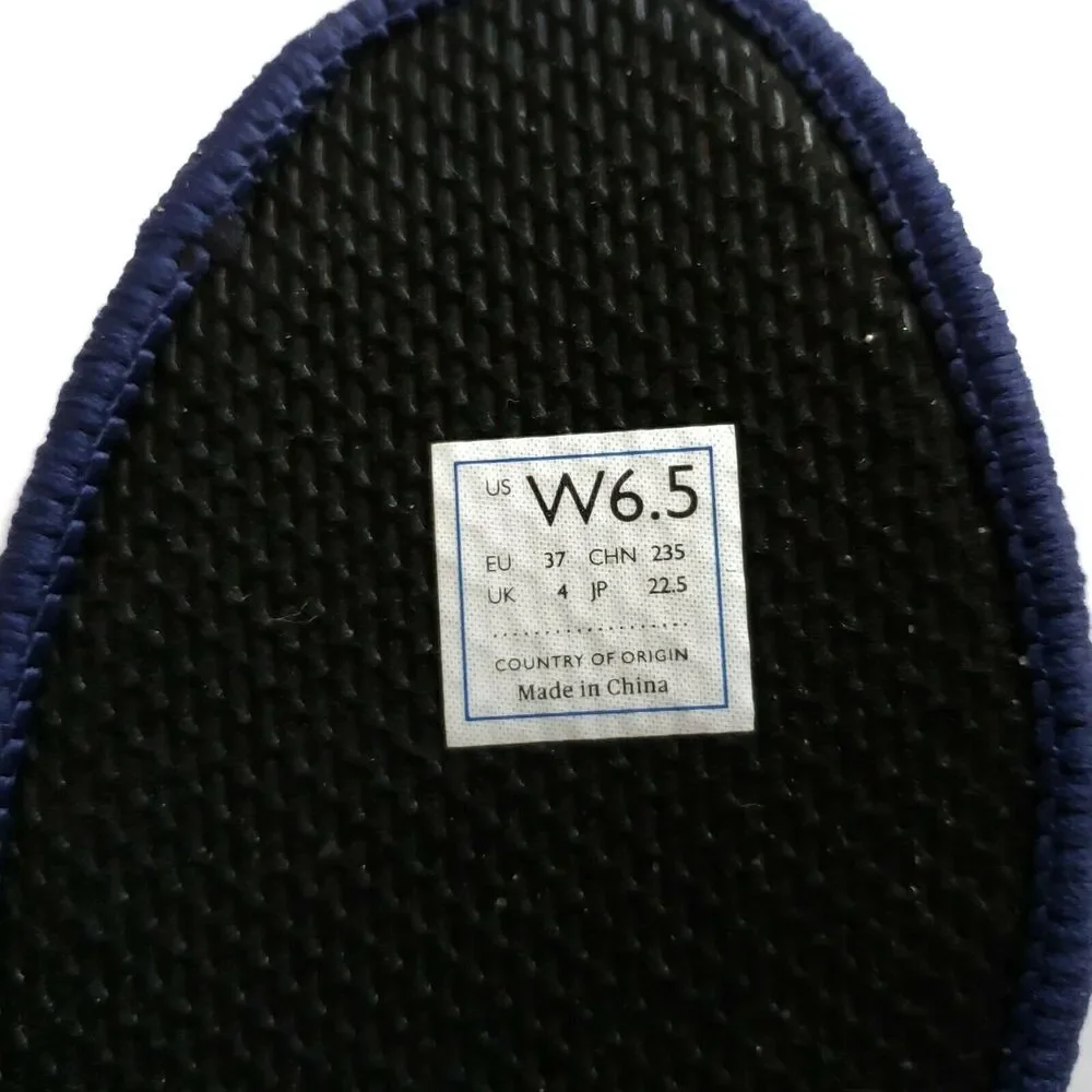 ROTHY'S The Flat eco friendly sustainable shoes Moroccan Blue Size 6.5 Retired - Picture 7 of 8